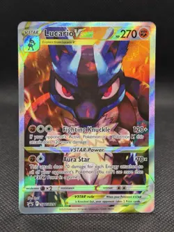 Lucario VSTAR SWSH291 Sword & Shield Promo Pokemon Card - Holo NM/LP - Image 1