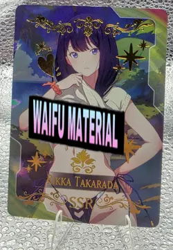 Rikka Takarada SSSS.Gridman Goddess Story Anime Waifu Card Swimsuit Foil Card - Image 1