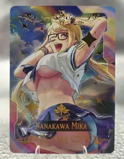 Mika Nanakawa Street Fighter Goddess Story Anime Waifu Card Swimsuit Foil Card - Image 1