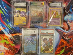 Pokemon Graded Card Lot 5 Slabs - Image 1