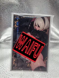 A6 Size Siwen Wave 3 2B Yorha Nier: Automata Anime Waifu Hentai Card - Image 1