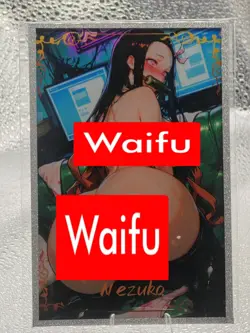 A6 Size Siwen Wave 3 Nezuko Demon Slayer Manga Anime Waifu Hentai Card Ask4Pics - Image 1