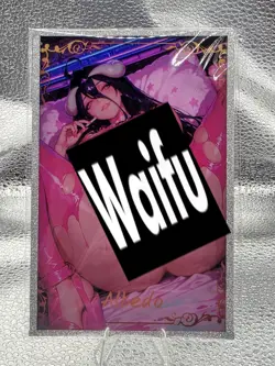A6 Size Siwen Wave 3 Albedo Overlord Anime Waifu Hentai Card - Image 1