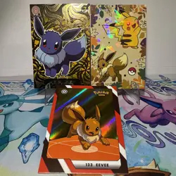 3 Holo Different NonTCG Sets Eevee Non-TCG POKEMON CARDS - Image 1