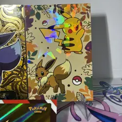 3 Holo Different NonTCG Sets Eevee Non-TCG POKEMON CARDS - Image 3