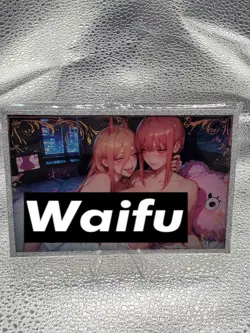 A6 Size Siwen Wave 3 Makima & Power Chainsaw Man Manga Anime Waifu Hentai Card - Image 1