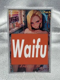 A6 Size Siwen Wave 3 Android 18 Dragon Ball Z Anime Waifu Hentai Card Ask4Pics - Image 1