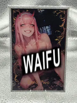 A6 Size Siwen Wave 3 Zero Two Darling In The Franxx Anime Waifu Hentai Card - Image 1