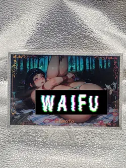 A6 Size Siwen Wave 3 Hinata Naruto Manga Anime Waifu Hentai Card Ask4Pics - Image 1