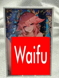 A6 Size Siwen Wave 3 Yae Miko Genshin Impact Manga Anime Waifu Hentai Card - Image 1