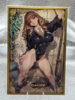 A6 Size Siwen Wave 3 Hermione Harry Potter Manga Anime Waifu Hentai Card - Image 1