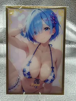 A6 Size Siwen Wave 3 Rem Re: Zero Manga Anime Waifu Hentai Card - Image 1