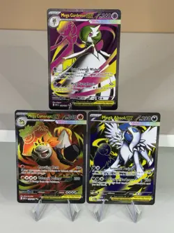 Lot of 3 Full Art MEGA Pokemon TCG Cards, English, Holo NM 🔥 - Image 1