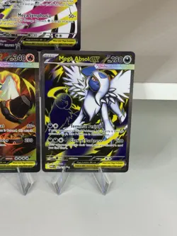 Lot of 3 Full Art MEGA Pokemon TCG Cards, English, Holo NM 🔥 - Image 3