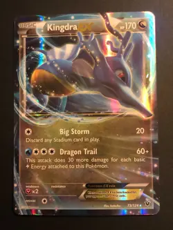 Kingdra EX 73/124 XY - Fates Collide - Pokemon Card - NM - Image 1