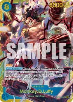 One Piece English - Monkey.D.Luffy - OP11-118 - SEC - NM - Image 1