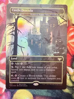 MTG Castle Dracula Foil - Voldaren Estate, Innistrad: Crimson Vow NM #403 - Image 1