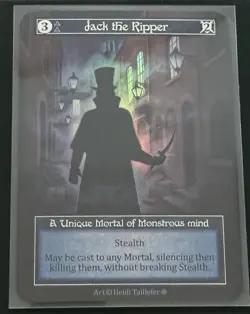 Sorcery Contested Realm FOIL Gothic Jack The Ripper - Image 1