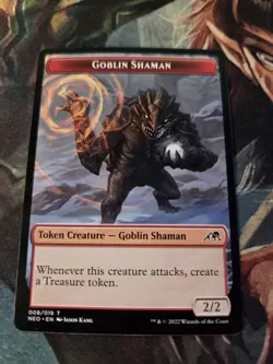 MTG - Kamigawa: Neon Dynasty - Goblin Shaman - Token 008 - Image 2