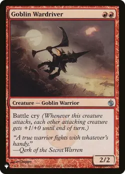 Goblin Wardriver - The List Light Play, English Magic the Gathering MTG The List - Image 1