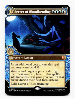 Secret of Bloodbending (Showcase) - [Avatar: The Last Airbender] MTG Magic ?? - Image 1