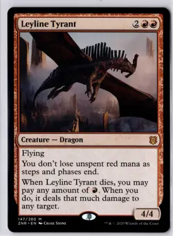 Leyline Tyrant Zendikar Rising Regular Nm Mythic 147/280 - Image 1