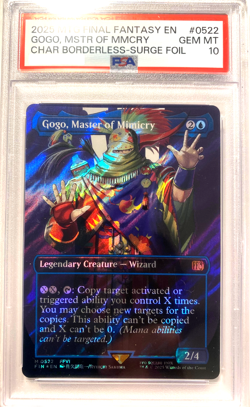 MTG Final Fantasy - Gogo, Master of Mimicry -Surge Foil #0522 - PSA 10 - Image 1