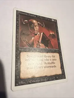 Magic the Gathering Revised Edition Demonic Tutor Sorcery MP - Image 1