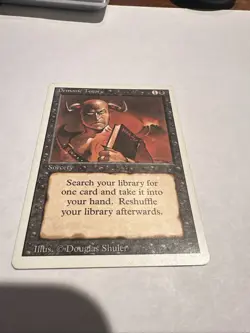Magic the Gathering Revised Edition Demonic Tutor Sorcery MP - Image 2