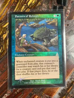 PATTERN OF REBIRTH rare Foil 1999 Urza's Destiny MTG Magic The Gathering - Image 1