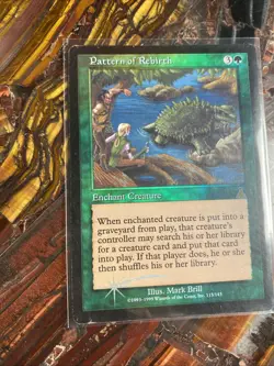 PATTERN OF REBIRTH rare Foil 1999 Urza's Destiny MTG Magic The Gathering - Image 2