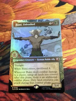 Bumi, Unleashed - Foil - Showcase Avatar MTG - Image 1