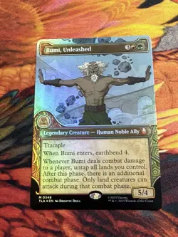 Bumi, Unleashed - Foil - Showcase Avatar MTG - Image 2