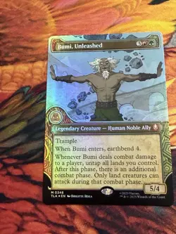 Bumi, Unleashed - Foil - Showcase Avatar MTG - Image 3
