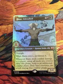 Bumi, Unleashed - Foil - Showcase Avatar MTG - Image 4