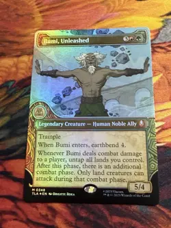 Bumi, Unleashed - Foil - Showcase Avatar MTG - Image 5