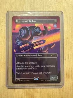 NM-Mint, English MTG Regular Mycosynth Golem Secret Lair Drop Series Borderless - Image 1