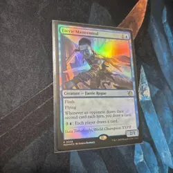 Mtg FOIL Faerie Mastermind - March Of The Machines + Bonus Foils - Image 2
