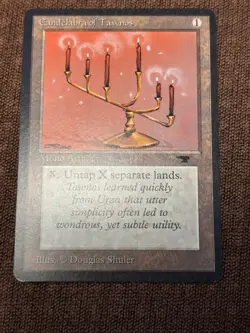 Candelabra of Tawnos, Antiquities Magic the Gathering MTG - Image 2