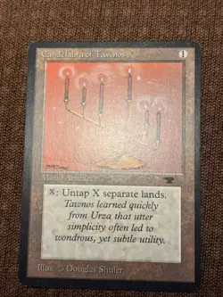 Candelabra of Tawnos, Antiquities Magic the Gathering MTG - Image 3