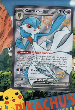 Pokemon TCG Gardevoir ex 217/091 Sv: Paldean Fates Holo NM/M - Image 1