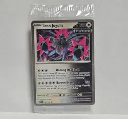 Iron Jugulis 158/182 Cosmos Holo Scarlet & Violet Promo Pokemon Card (SEALED) - Image 1