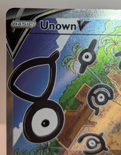 Pokemon TCG Unown V 177/195 Alternate Art Ultra Rare SWSH12: Silver Tempest - NM - Image 2
