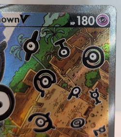 Pokemon TCG Unown V 177/195 Alternate Art Ultra Rare SWSH12: Silver Tempest - NM - Image 3