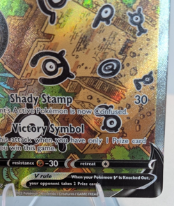 Pokemon TCG Unown V 177/195 Alternate Art Ultra Rare SWSH12: Silver Tempest - NM - Image 4