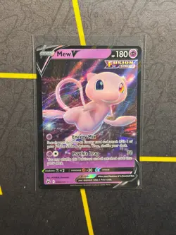 Mew V 060/159 - Pokemon TCG Crown Zenith Sword & Shield Ultra Rare Card NM - Image 1
