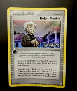 Pokemon Holon Mentor EX Delta Species 93/113 Reverse Holo NM - Image 1
