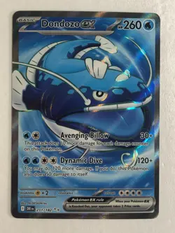 Pokemon TCG Destined Rivlas Full Art Dondozo EX 211/182 Near Mint - Image 1