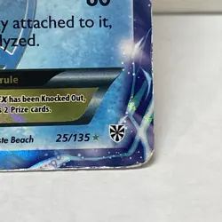 Articuno EX 2012 Black & White Card Plasma Storm 25/135 (MP/DAMAGED) Pokemon TCG - Image 3