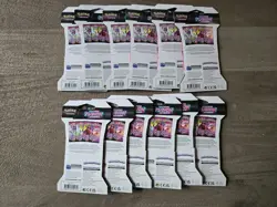 Pokemon TCG - Fusion Strike Sealed Sleeved Booster Packs - Lot of 12 Gengar - Image 2